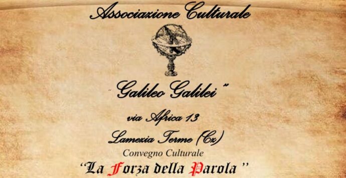 Villa, oggi il convegno “La forza della parola” dell’associazione Galileo Galilei