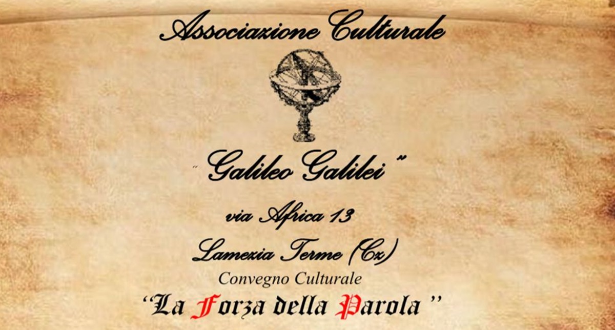 Villa, oggi il convegno “La forza della parola” dell’associazione Galileo Galilei