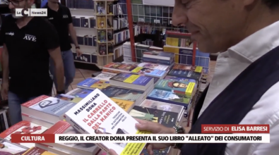 Reggio, il creator Dona presenta il suo libro “alleato” dei consumatori