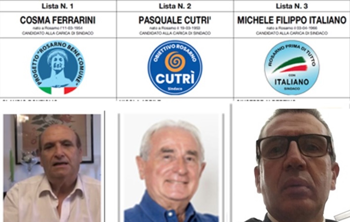 Elezioni Rosarno: oggi si scoprirà il nome del sindaco tra Cutrì, Ferrarini e Italiano