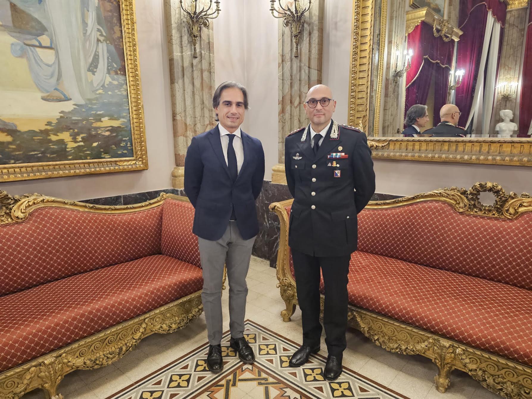 Reggio, il sindaco Falcomatà ha incontrato il comandante provinciale dei Carabinieri Cesario Totaro