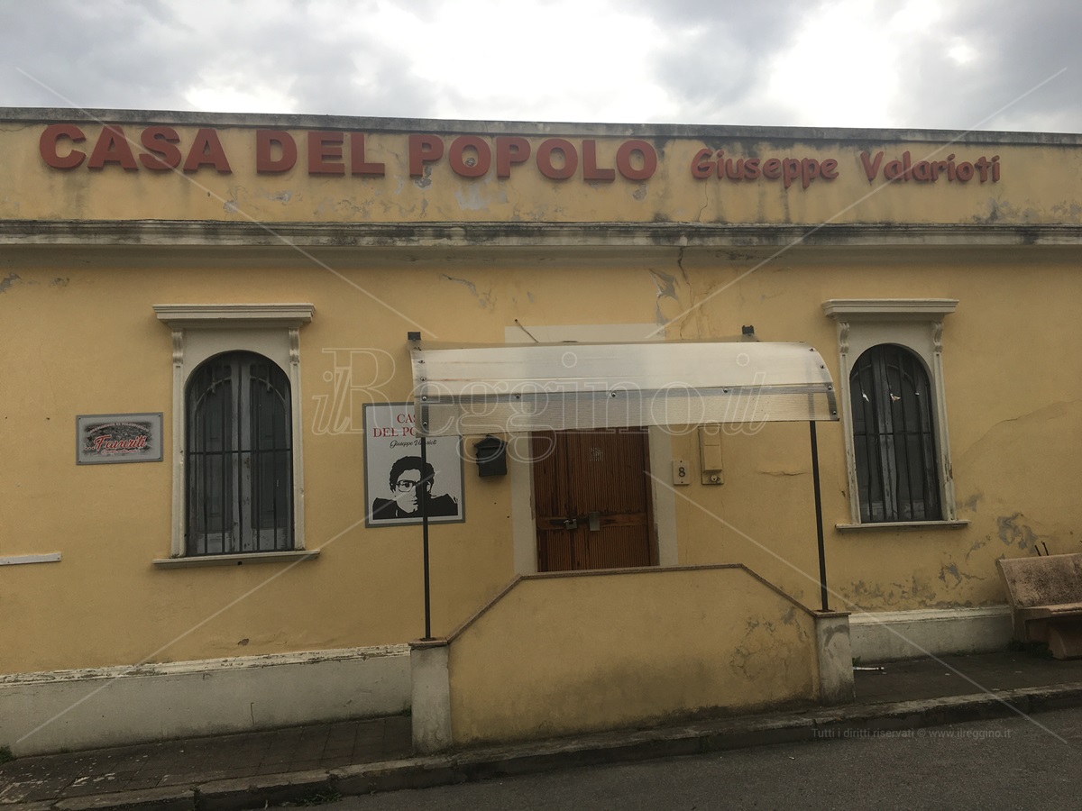Casa del popolo Valarioti a Rosarno, Orrico e Auddino: «Garantire un futuro a questo luogo»
