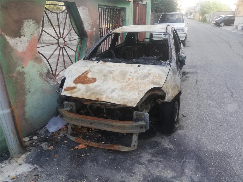Melito Porto Salvo, Ancadic chiede la rimozione della carcassa di un’autovettura incendiata