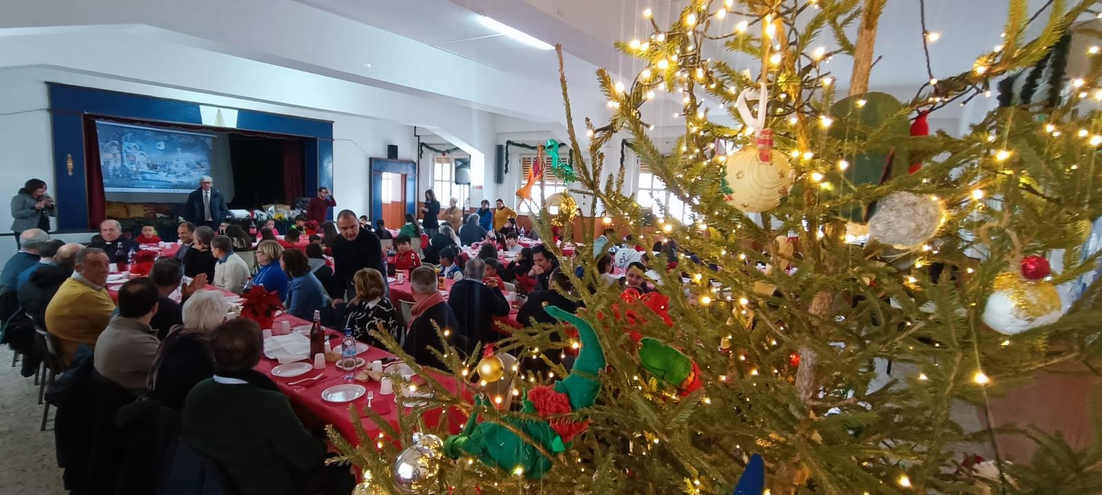 Reggio Christmas City, oltre 100 persone per il pranzo solidale a Gallico