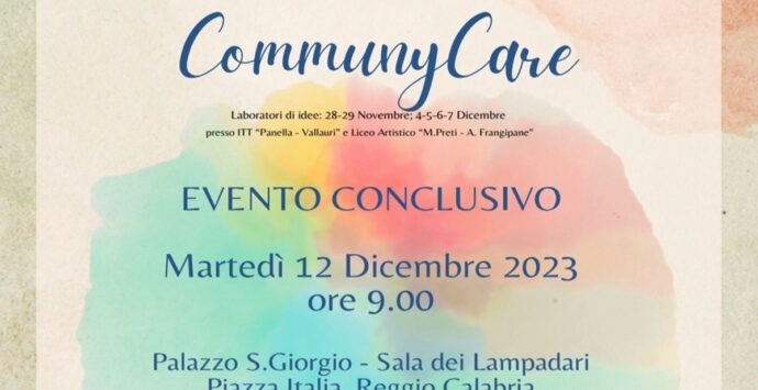 Reggio, martedì la conclusione del progetto CommunyCare