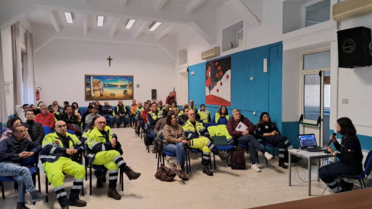 Dipartimento della Regione Calabria, a Villa il corso per i volontari di Protezione civile