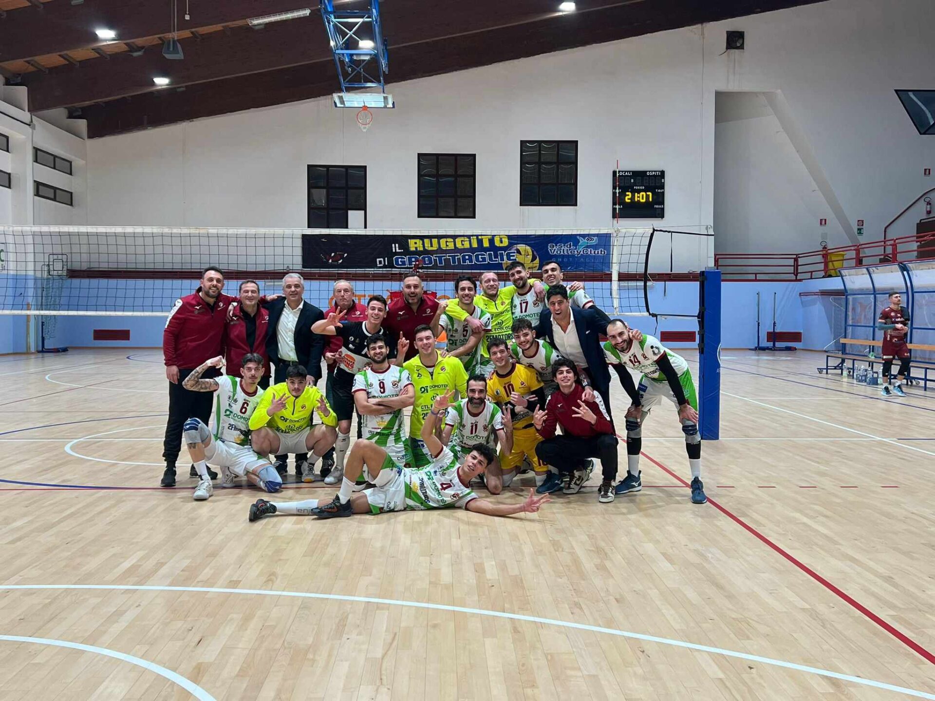 Reggio, Domotek volley batte il Club Grottaglie in Coppa Italia
