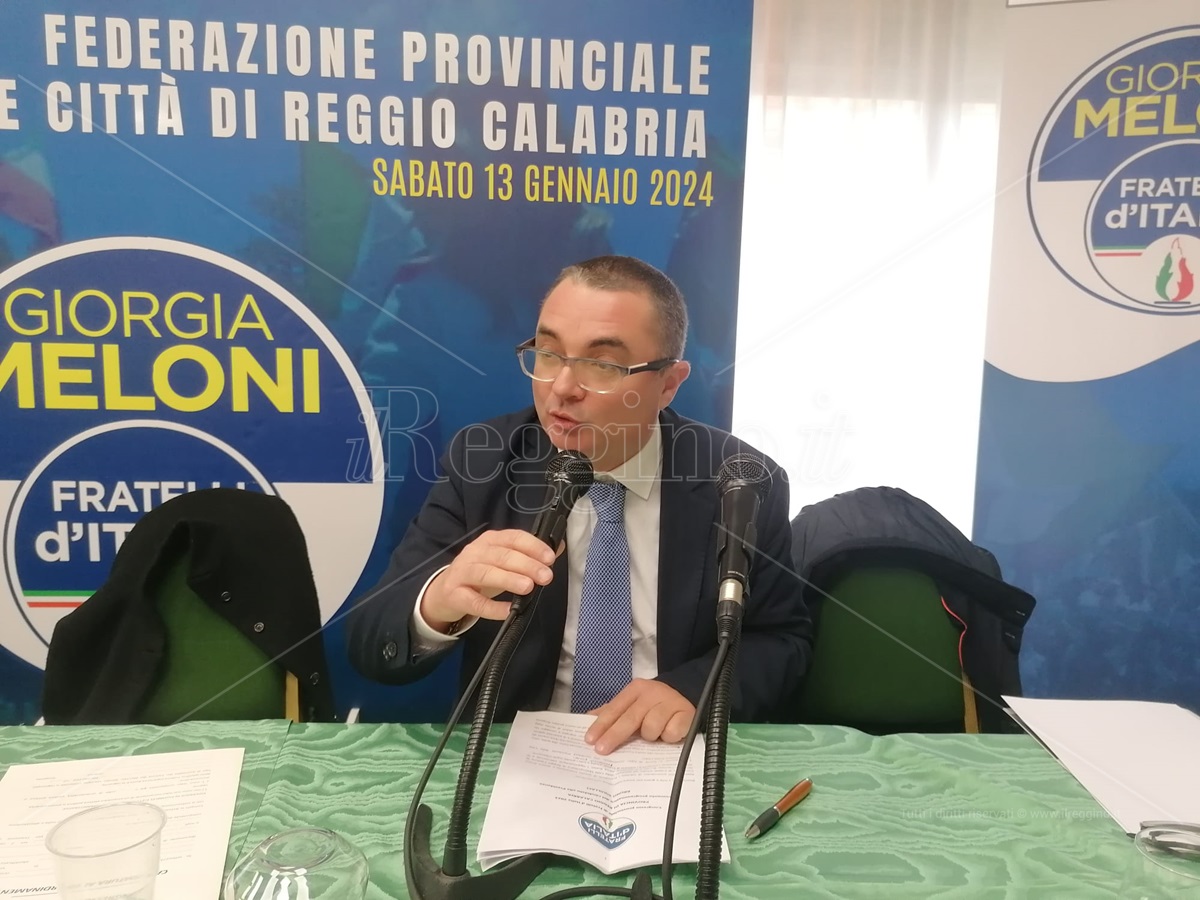 Congresso FdI a Reggio, Bruno Squillaci: «Ora tocca a noi»