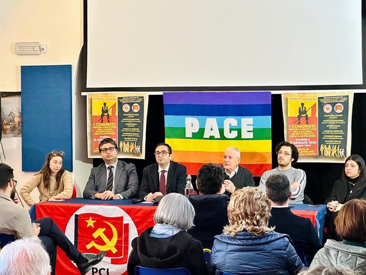 Polistena, il sindaco Michele Tripodi a Lamezia tra i relatori dell’assemblea dei comunisti