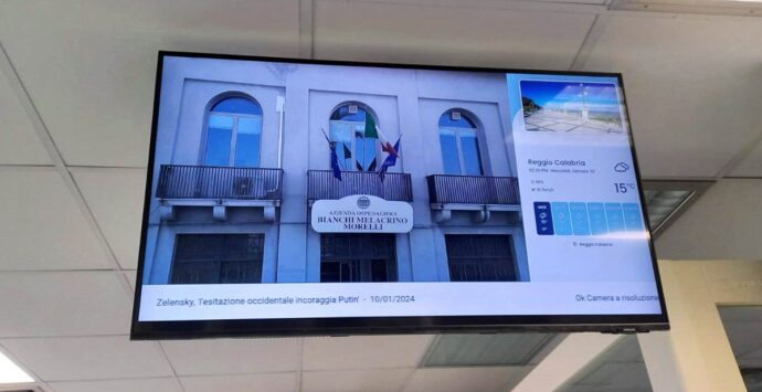 Reggio, il Gom ha attivato un servizio di Digital Signage