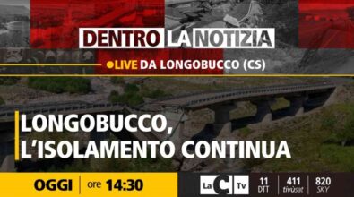 Dopo il crollo del ponte l’isolamento continua: le telecamere di Dentro la Notizia tornano a Longobucco