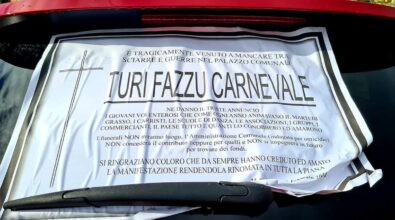 A Melicucco “Il carnevale è morto”: manifesto affisso sull’auto del sindaco Nicolaci