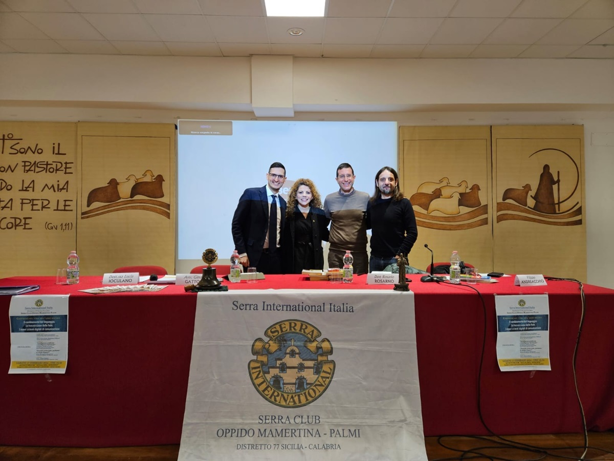 Gioia Tauro, il cambiamento del linguaggio e la trasmissione della Fede al centro del convegno del Serra Club Oppido Mamertina