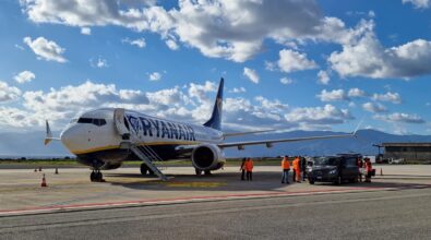 Reggio, atterrato al “Tito Minniti” il primo volo Ryanair