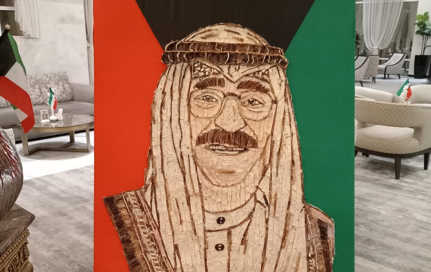 Mosaico di pizza targato Riggio per la liberazione del Kuwait
