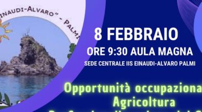 Palmi, all’istituto Einaudi-Alvaro un convegno su agricoltura e professionalizzazione dei giovani
