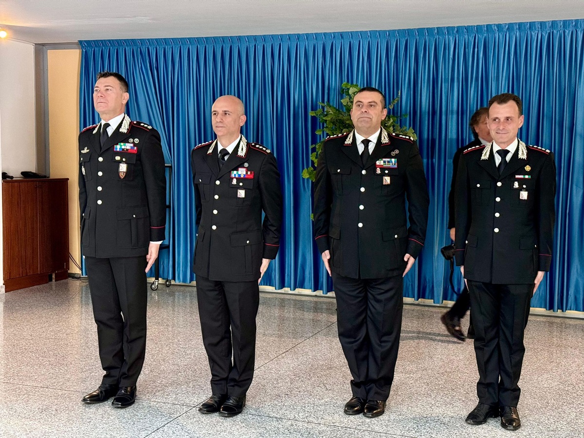 Il comandante a Locri Massimo Pesa e il comandante del Reparto Operativo di Reggio Antonio Merola promossi al grado di colonnello