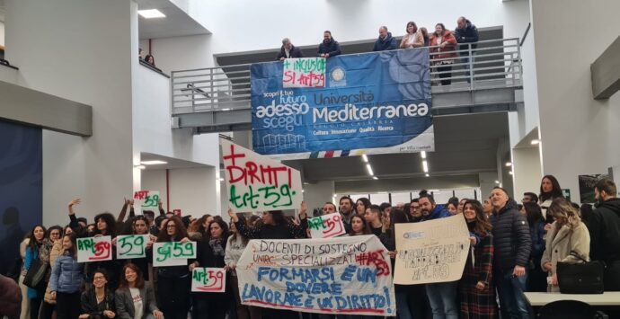 UniRc, anche i corsisti della Mediterranea protestano contro l’abolizione dell’art. 59