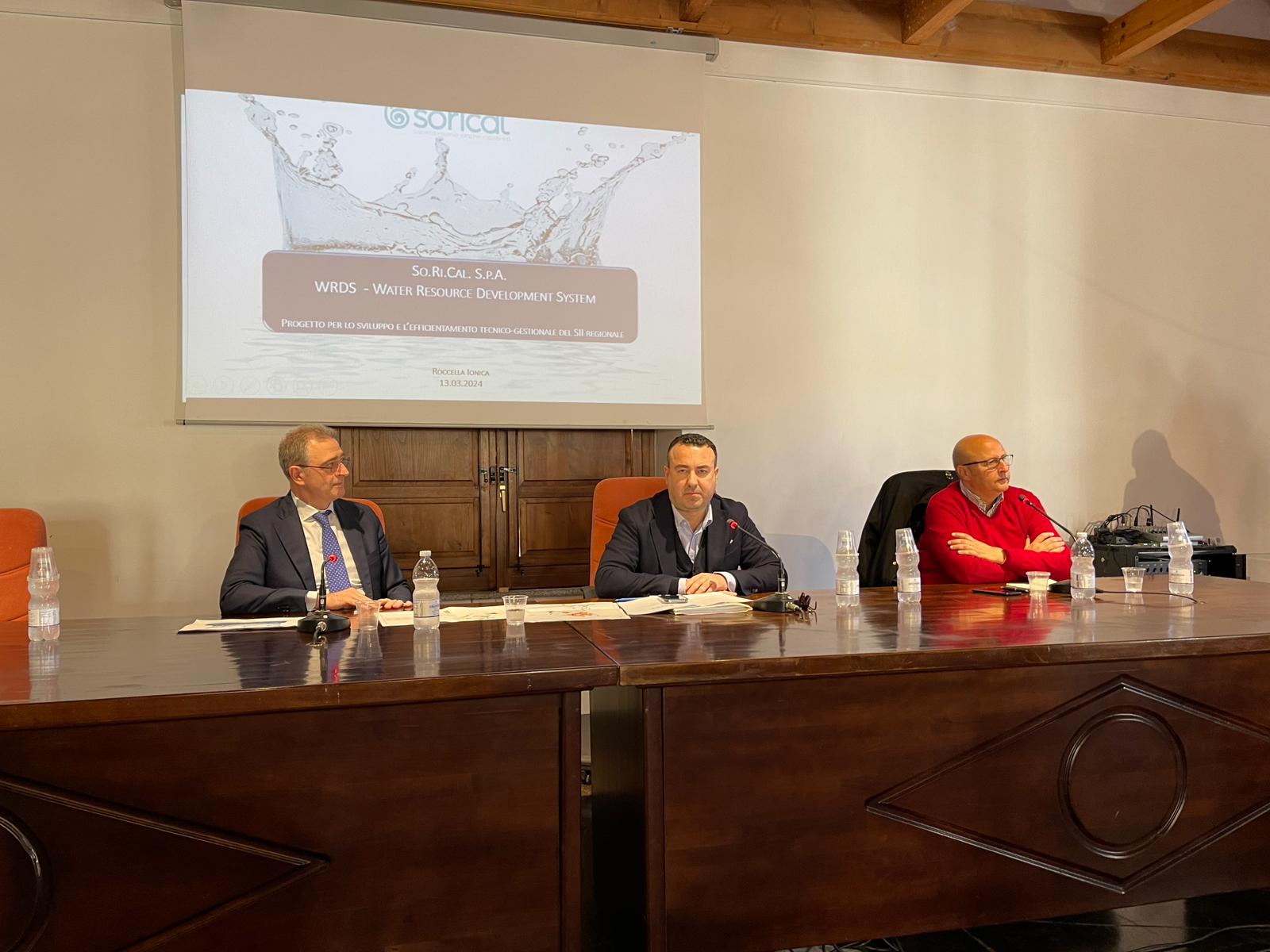 Locride, presentati i progetti di Sorical e Regione per potenziare le reti idriche