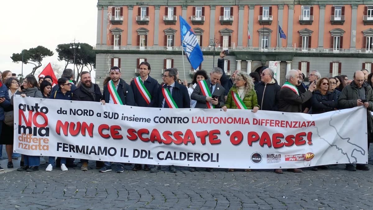 Cinquefrondi, il sindaco Conia a Napoli per dire no all’autonomia differenziata