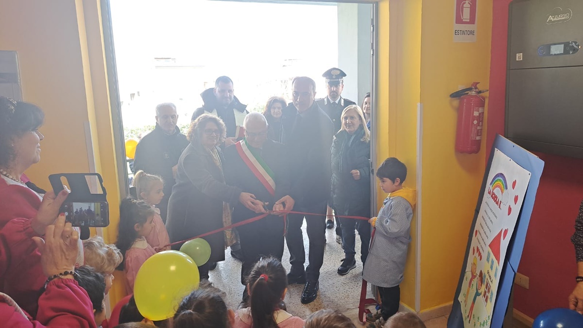 Oppido, inaugurata la rinnovata Scuola dell’infanzia – FOTOGALLERY