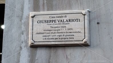 Rosarno, una targa per ricordare Peppe Valarioti