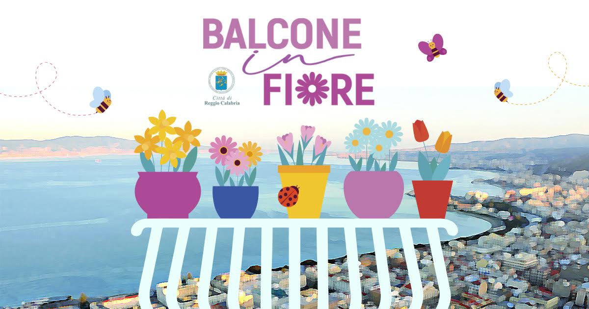 Reggio, il Comune promuove il concorso “Balconi in fiore”