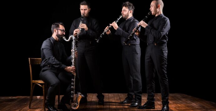 Monasterace, domenica il concerto del Nigun Clarinet Quartet con il maestro Caldarola