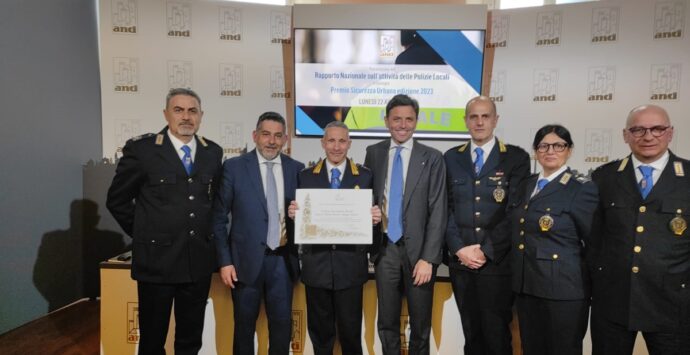 Reggio, alla Polizia locale il premio “Sicurezza urbana Anci 2023”