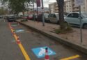 Reggio, ripristinati i parcheggi per utenza con disabilità dell’Inail