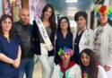 Polistena, Miss Mondo Italia Chiara Esposito in visita al reparto pediatrico dell’ospedale
