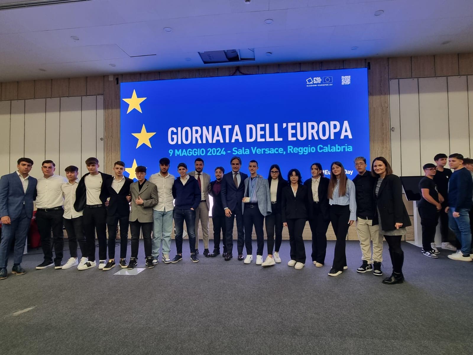 Reggio, all’Auditorium Versace l’Amministrazione comunale e gli studenti reggini celebrano la “Giornata dell’Europa”