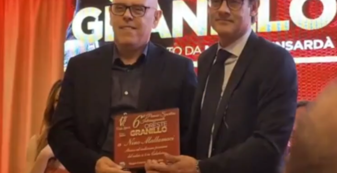 Premio Granillo, riconoscimento anche per Nino Mallamaci