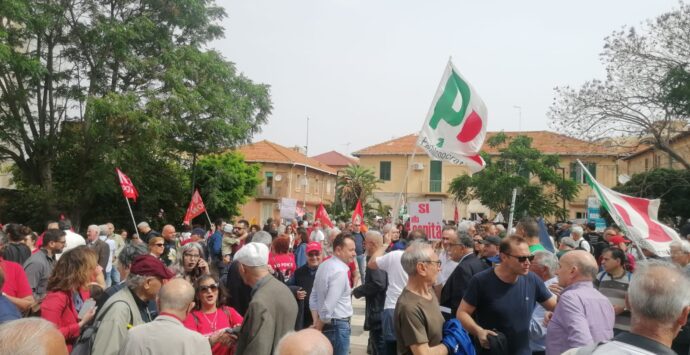Villa San Giovanni, conclusa la grande manifestazione contro il Ponte sullo Stretto – FOTO