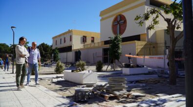 Reggio, rinasce la piazza del Divin Soccorso: quasi ultimati i lavori di rigenerazione della nuova Agorà nel cuore di Gebbione